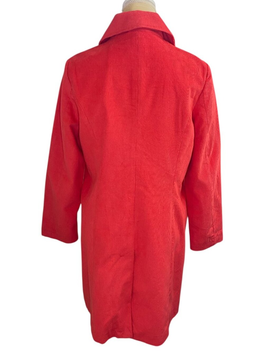 Frances Valentine Corduroy Barn Jacket in Coral - Picture 3 of 12